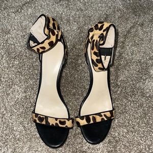 Calvin Klein Cheetah Print Heels